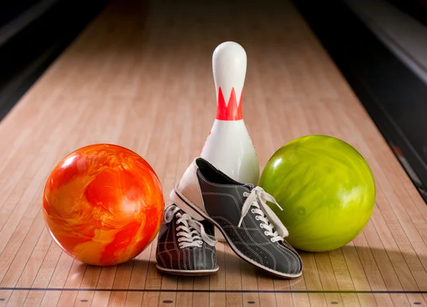 Bowling összetétele — Stock Fotó