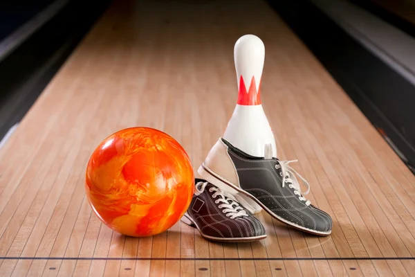 Composizione bowling Foto Stock