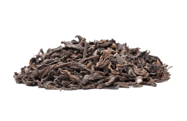 Pu-erh chinese tea isolated on white — Zdjęcie stockowe
