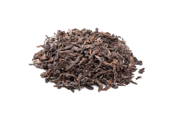 Pu-erh chinese tea isolated on white — Stock Photo, Image