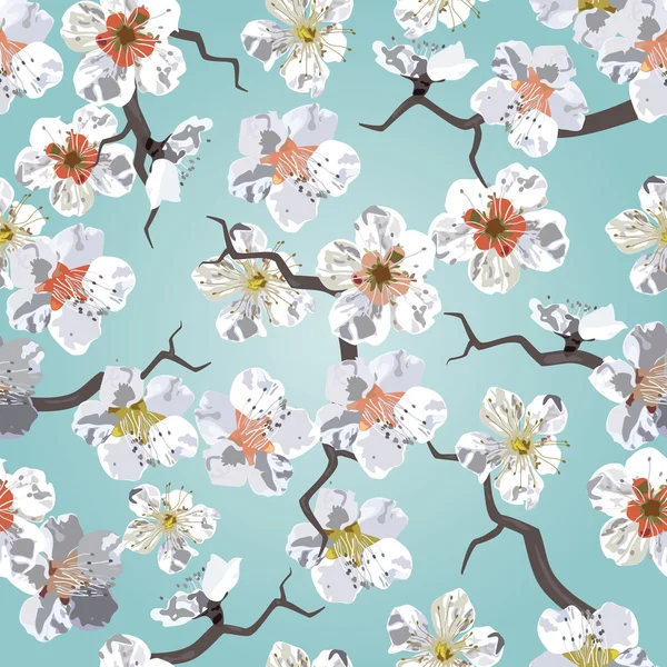 Sakura motif sans couture — Image vectorielle