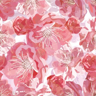 Sakura seamless pattern clipart