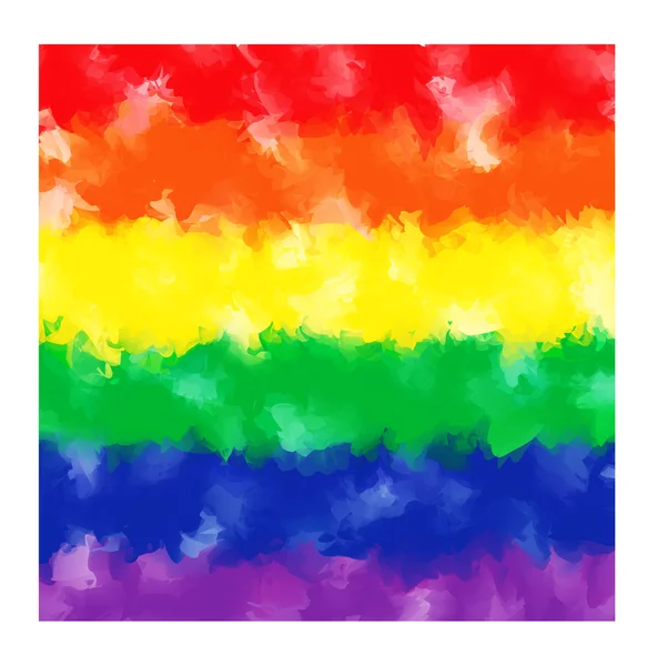 Rainbow watercolor background — Stock Vector