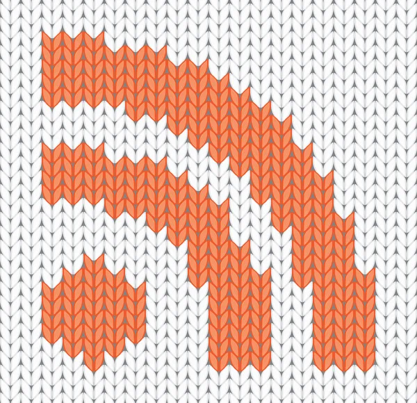 Icône RSS tricotée — Image vectorielle