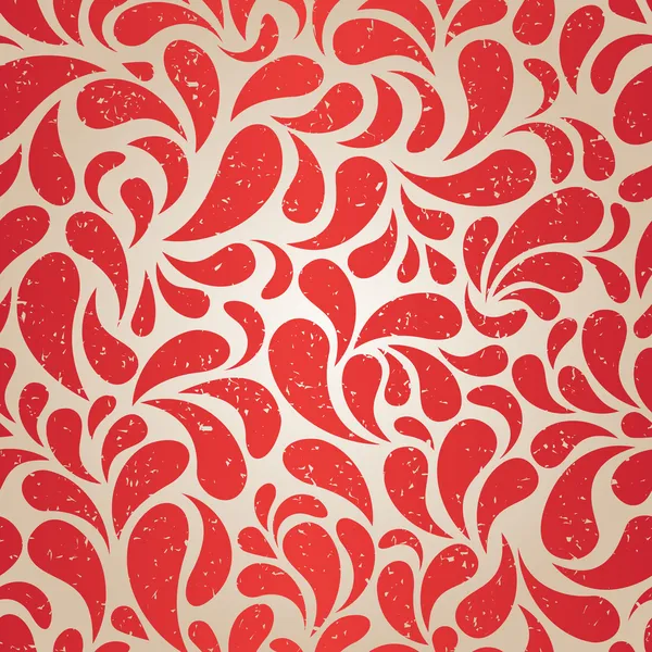 Papier peint vintage rouge — Image vectorielle