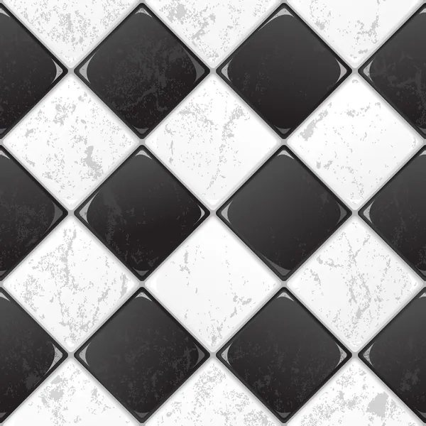 Azulejo preto e branco Vetores De Stock Royalty-Free