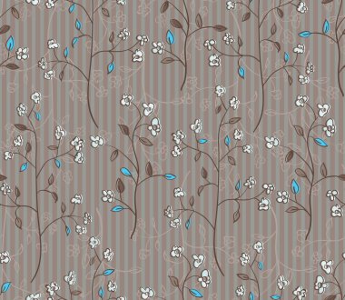 Seamless leaves wallpaper clipart