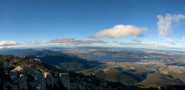 Hobart Tasmania Mount Wellington clipart