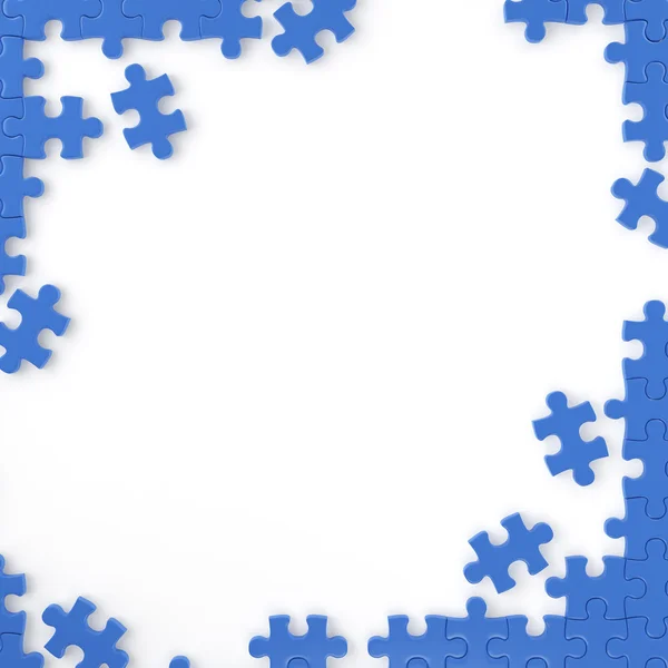 Moldura do puzzle — Fotografia de Stock