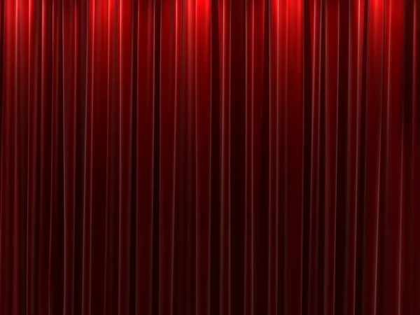 Red velvet curtains background — Stock Photo, Image