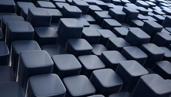 3d blocks abstract background blue — Stok fotoğraf