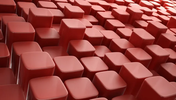 3D blocks abstrct background red — Stok fotoğraf