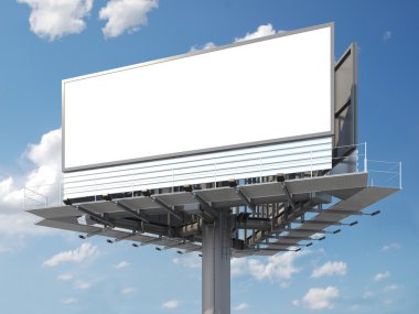 Blank billboard clipart