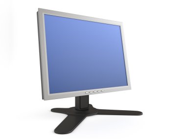 LCD ekran isolatednon beyaz