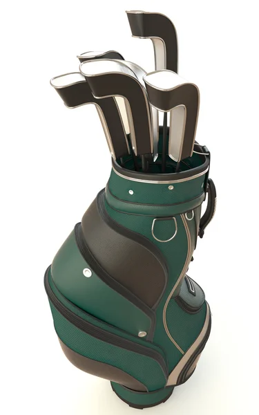 Golf equipment isolated on white-2 — Stock Photo, Image