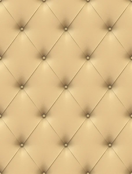 Beige leather upholstery — Stock Photo, Image