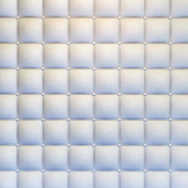Texture du revêtement en cuir blanc — Photo
