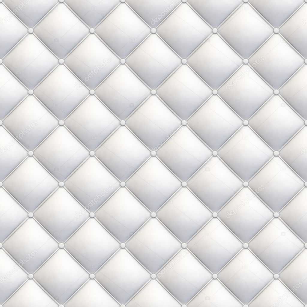 White leather upholstery seamless diagonal
