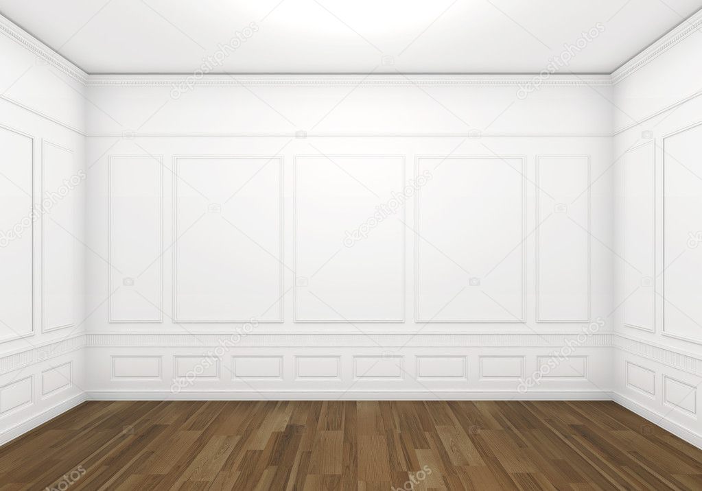 White empty classic room — Stock Photo © arquiplay77 #8208665