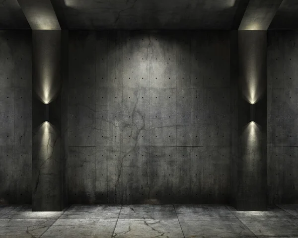 Grunge fundo concreto vault — Fotografia de Stock