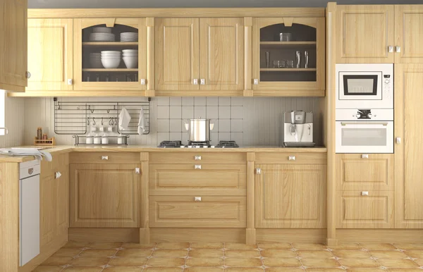 Interior design classic kitchen — Stock Photo, Image