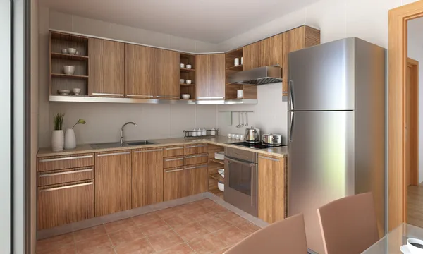 Modern kitchen design — Stock Photo, Image