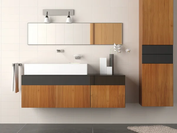 Modern fürdőszoba-részlet — Stock Fotó