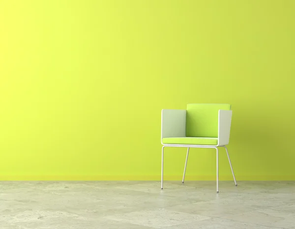Grön interiör kopia utrymme — Stockfoto