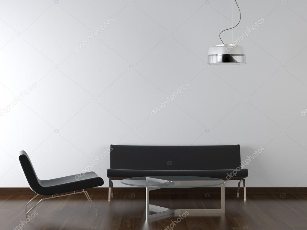 woonkamer interieur design zwart op wit — Stockfoto © arquiplay77 ... woonkamer interieur design zwart op wit — Stockfoto © arquiplay77 ...