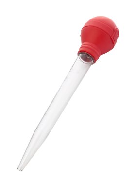 Turkey Baster isolated on white (clipping path) clipart