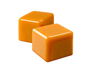 Caramel isolated with a clipping path clipart