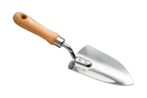 Garden Trowel with a clipping path — Stock Photo, Image