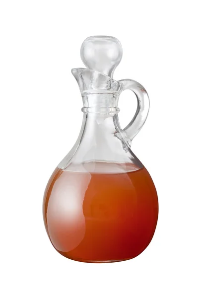 Apple Cider Vinegar with a clipping path — Stock Photo, Image
