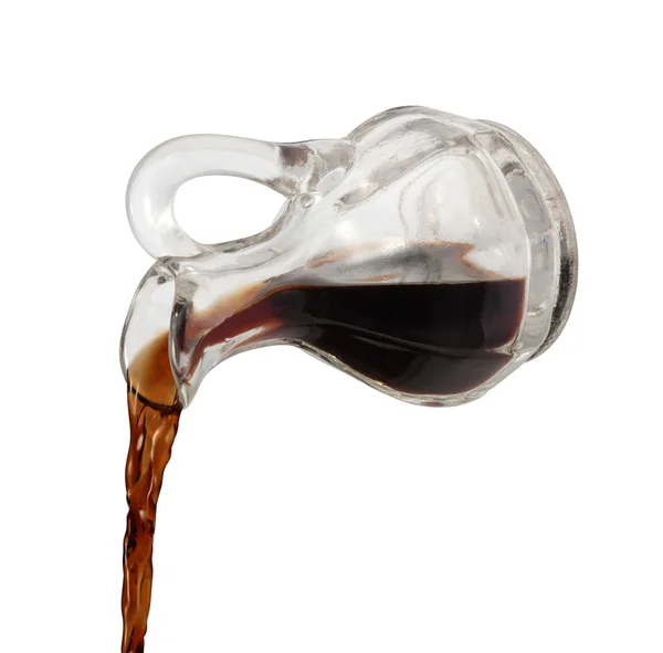 Balsamic Vinegar Pour isolated with a clipping path — Stock Photo, Image
