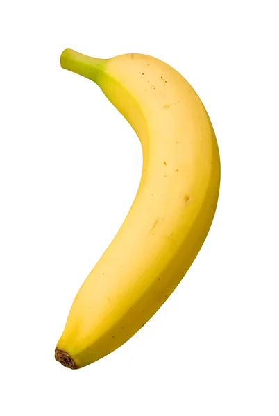 Banana isolated with a clipping path — Stock Photo, Image
