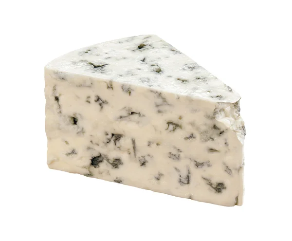 Синій сир ізольований (з відсічним контуром ) — стокове фото