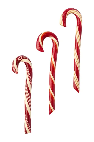 Candy Canes isolated with clipping path — Stock Photo, Image