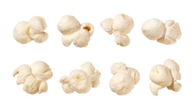 Popcorn isolated on white clipart