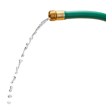 Water Hose isolated on white clipart