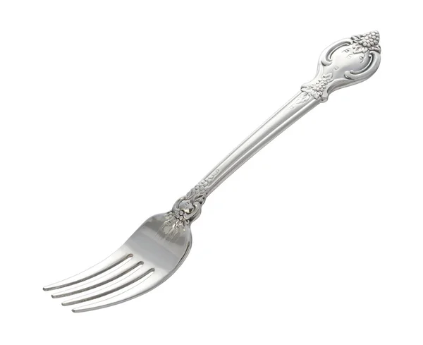 Fork isolated with a clipping path — Stock Photo, Image