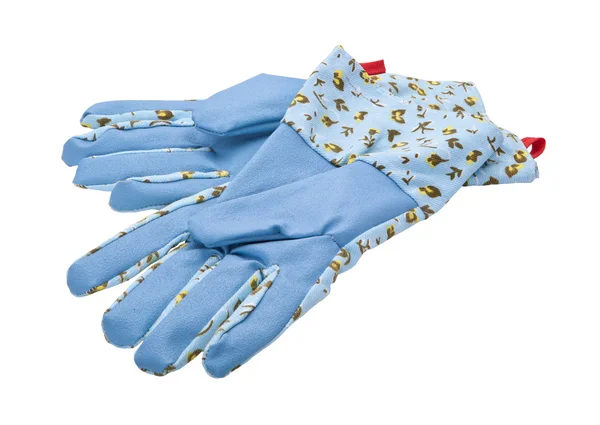 Zahradní rukavice izolovaných na bílém — Stock fotografie