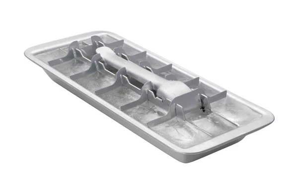 Vintage Ice Cube Tray with a clipping path — Stock Photo, Image