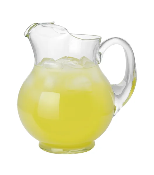 Lemonade Pitcher with a clipping path — Stock Photo, Image
