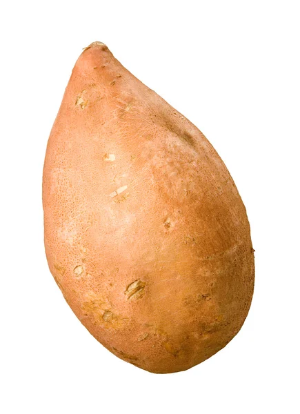 Солодка картопля ізольована на білому — стокове фото