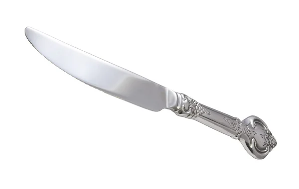 Cuchillo de mesa con un camino de recorte —  Fotos de Stock