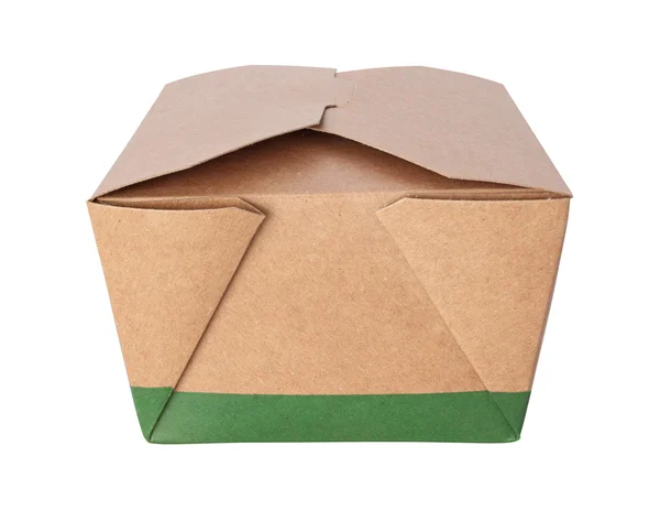 Take-Out Box with a clipping path — Stock Photo, Image