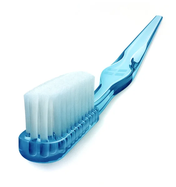 Οδοντόβουρτσα απομονωμένη σε λευκό — Φωτογραφία Αρχείου