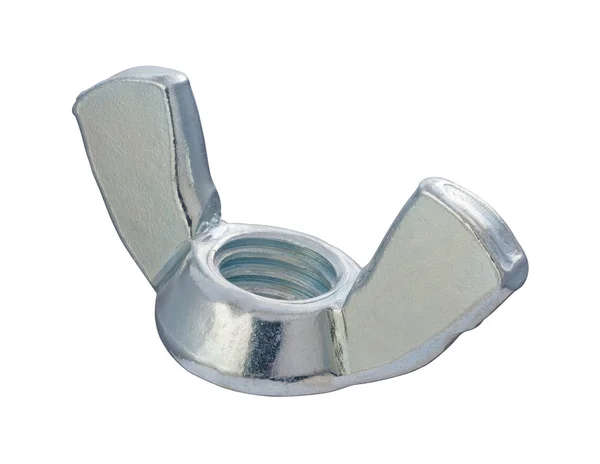 Wing Nut with a clipping path — Stock Photo, Image