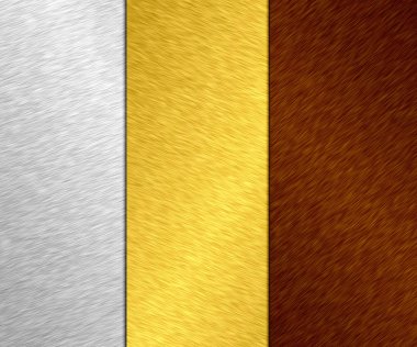 Altın ve gümüş metal