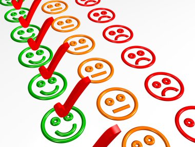 Feedback Form with Smilies - Excellent clipart